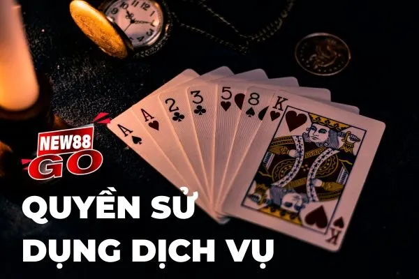 Quyền sử dụng dịch vụ tại new88